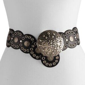 Western Concho Stretch Belt